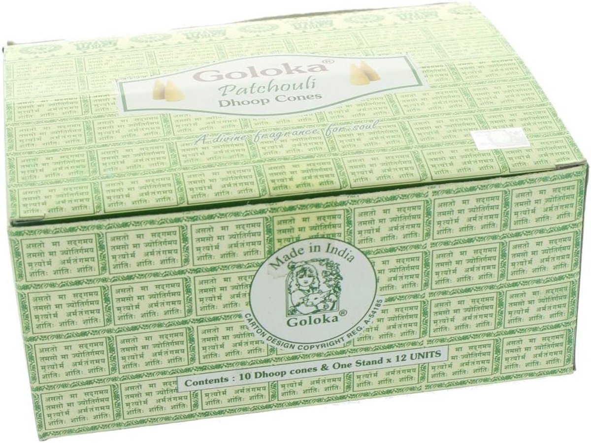 Goloka fragrance cone,fragrance patcholi - ShopVlot