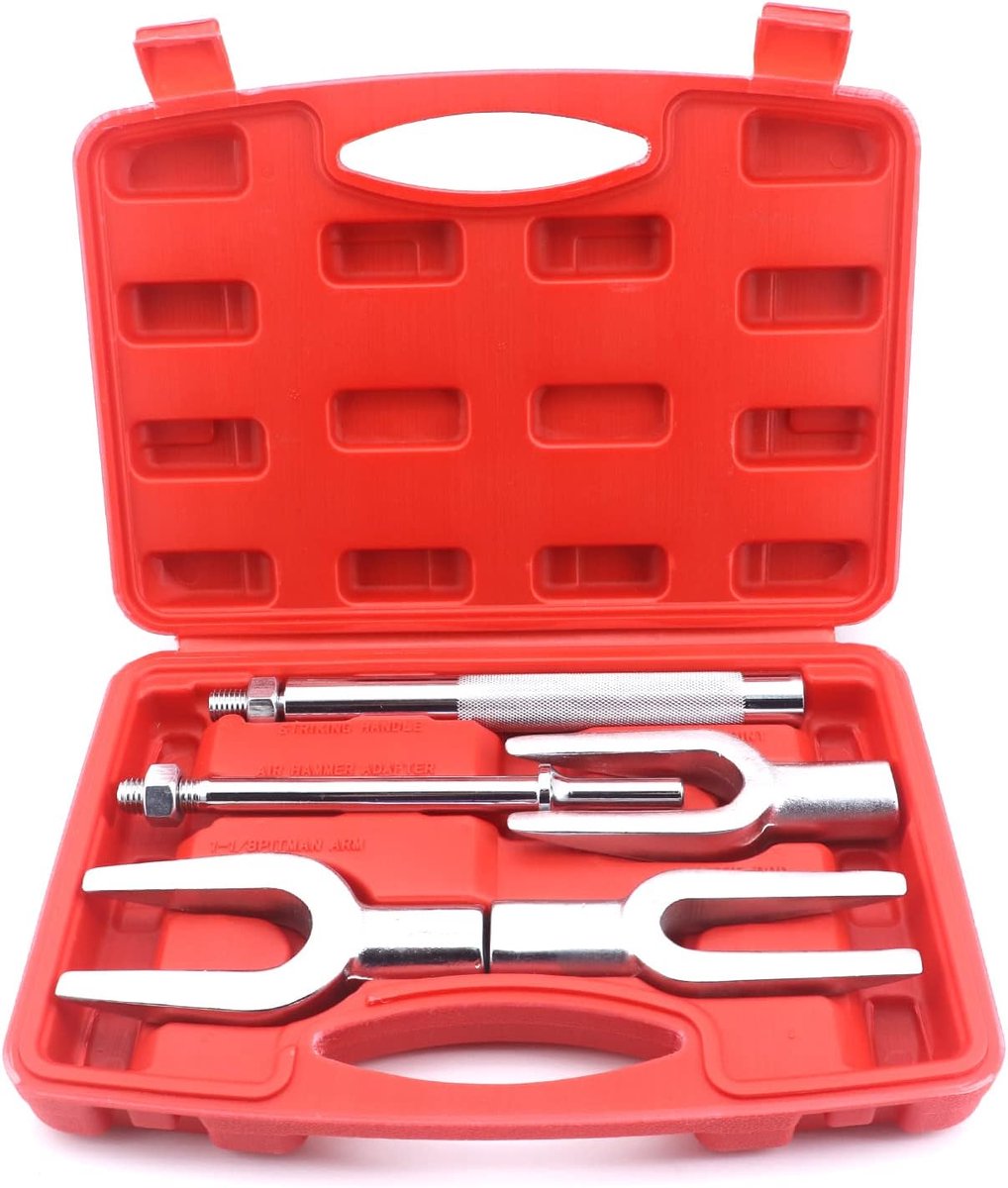5pcs Dividing Fork, Ball Joint Set Tie Rods Head Puller Set Tool Ball Joint Puller for Car - ShopVlot