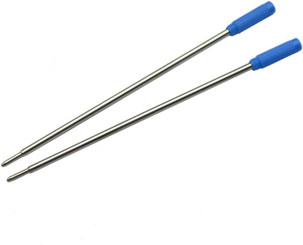 116mm Ballpoint Pen Refills for Diamond Crystal Stylus Pens, Metal Refills Pack of 10 - ShopVlot