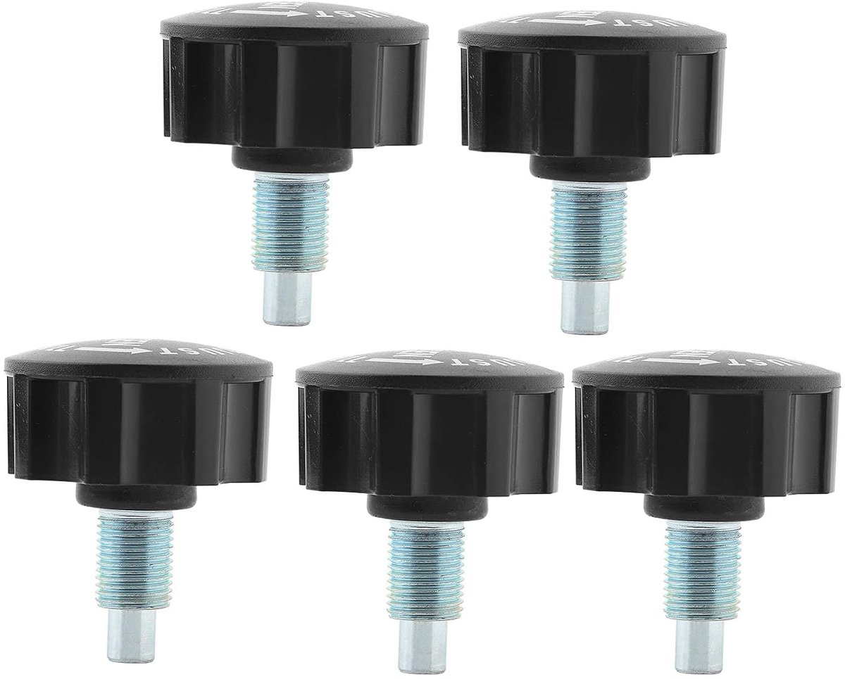 Fitness Adjustment Button, 5 Pieces M16 Fitness Doll Pulling Pin Knob, Traction Pen Spring Pins - ShopVlot