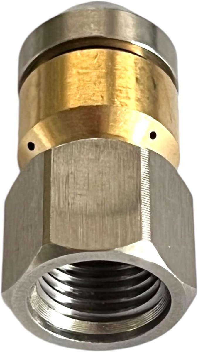 M&M Smartek Pipe cleaning nozzle for Kärcher Kränzle Nilfisk etc. High pressure washer 1/8" 1/4" - ShopVlot
