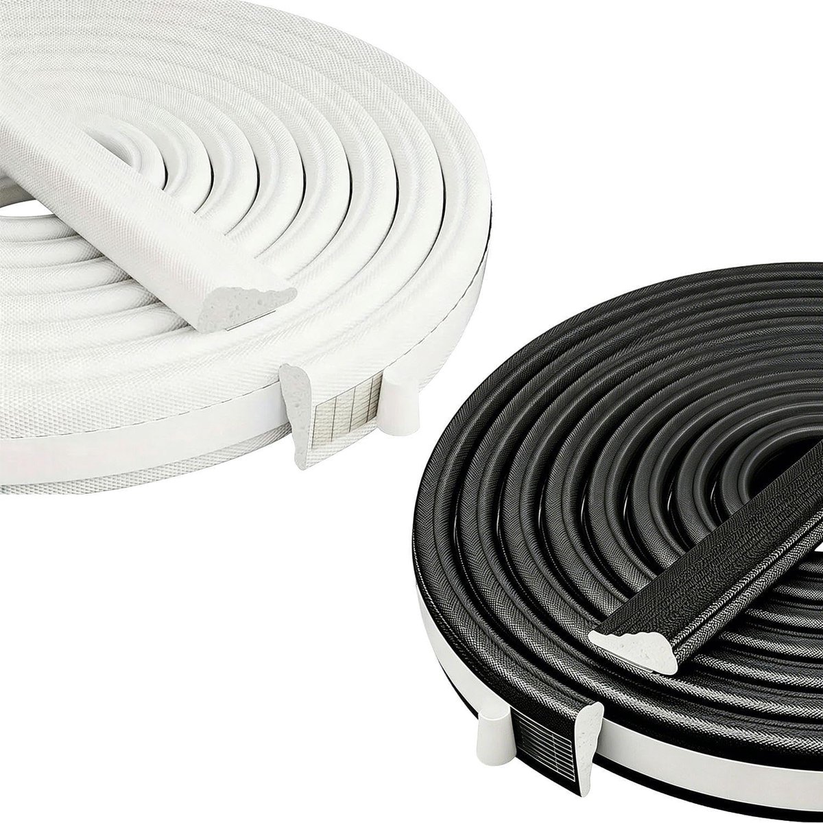 Set Van 2 Zelfklevende Afdichtingsstrips Voor Schuiframen, Windbescherming Van Schuim, Stof- En Geluidsdicht - ShopVlot