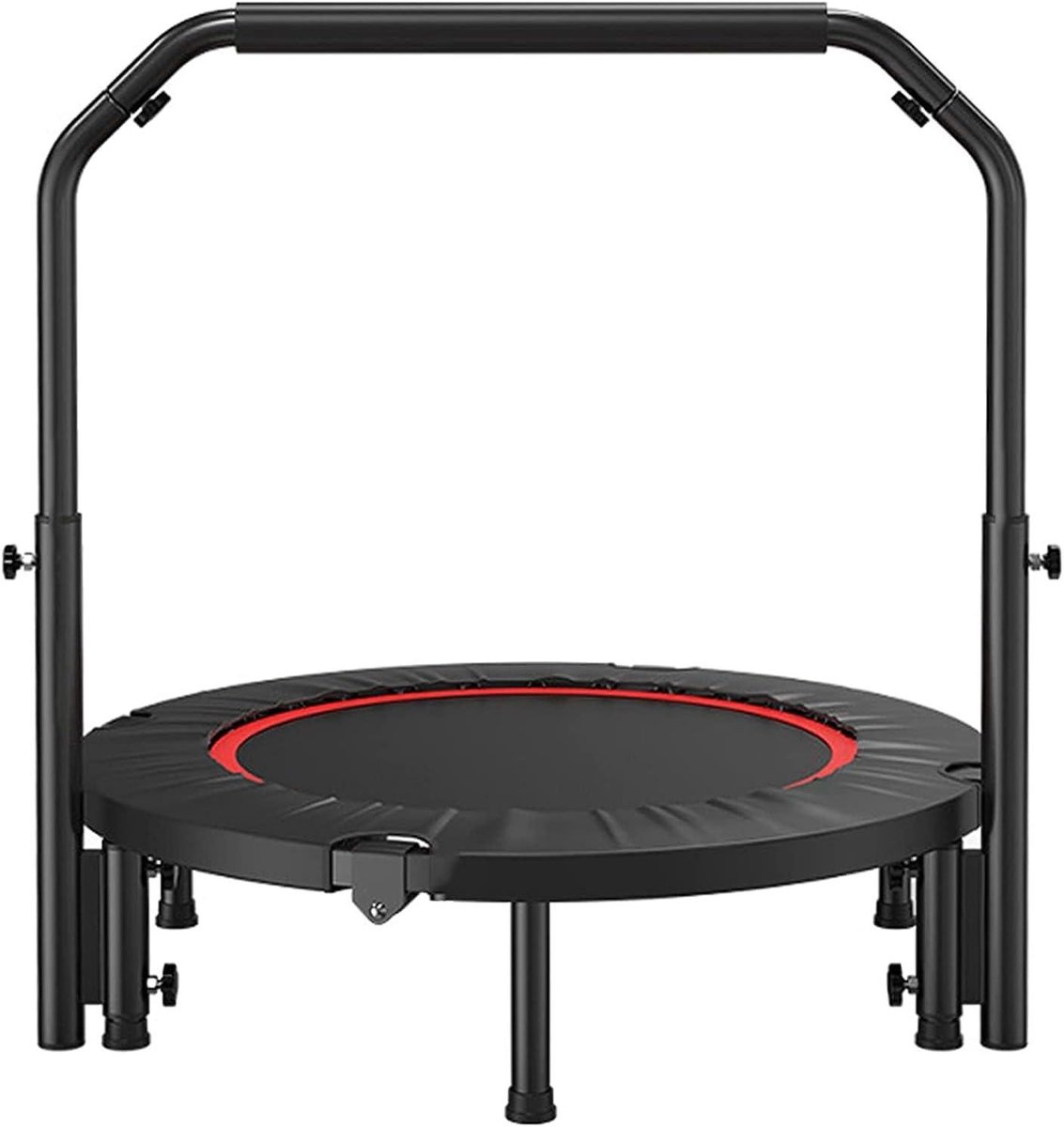Mini Trampoline - Fitness Trampoline - Cardio Training - Opvouwbaar Ontwerp - 40 inch - Zwart