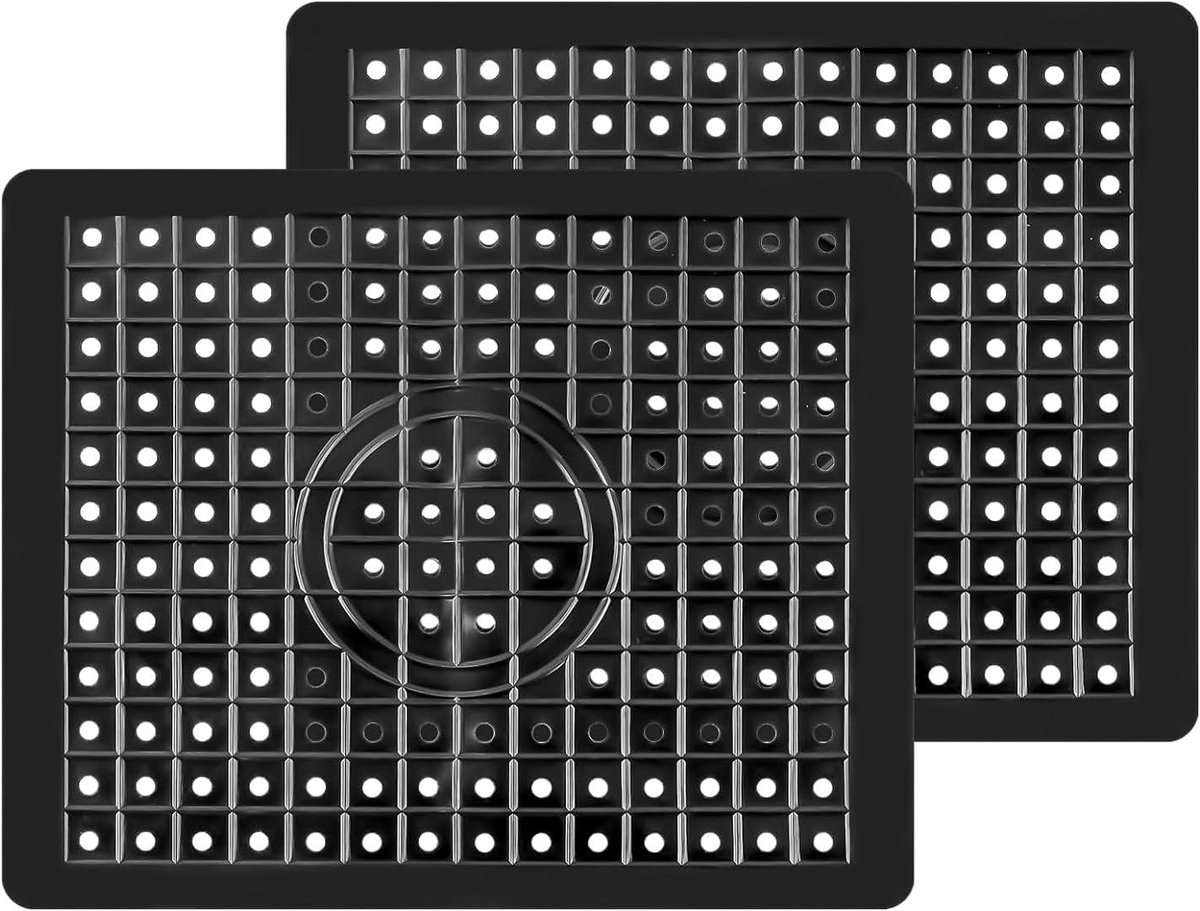 Sink Mat,2 Pcs Sink Mat for Sink Sink Insert,Rubber Sink Mat,Sink Mat,Sink Mat,Sink Mat,Draining Mat for Sink - ShopVlot