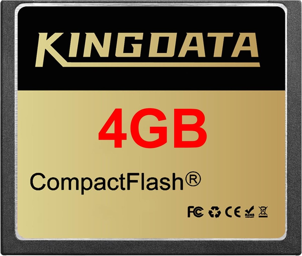 CompactFlash kaart 4GB CF133X FAT32 type I voor vintage digitale camera's - ShopVlot
