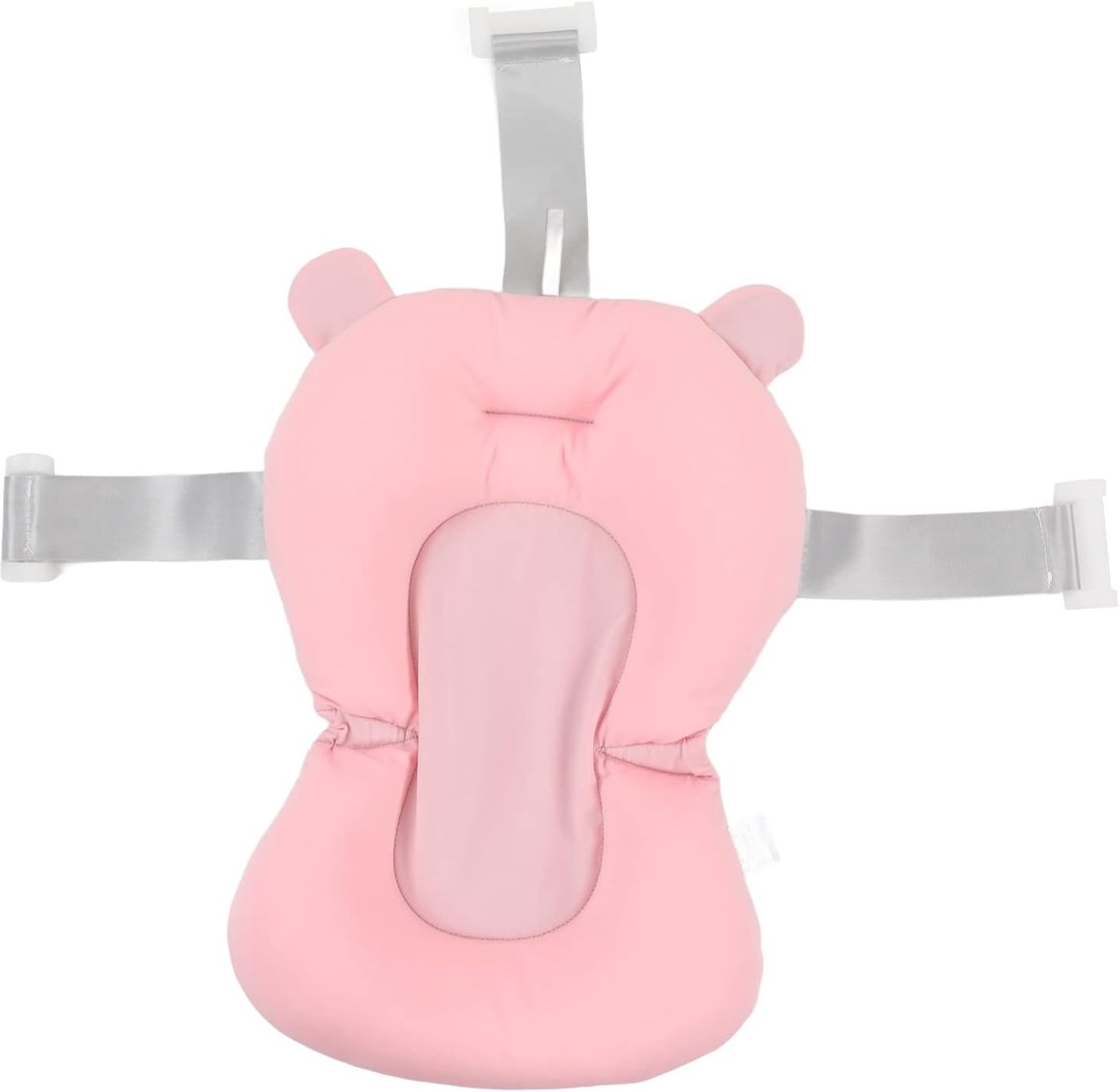 Yinhing Baby Bath Seat Cushion Newborn Bath Pillow Baby Bathtub Support with 3 Click Seat Belt and 3 Layer Fabric for - ShopVlot