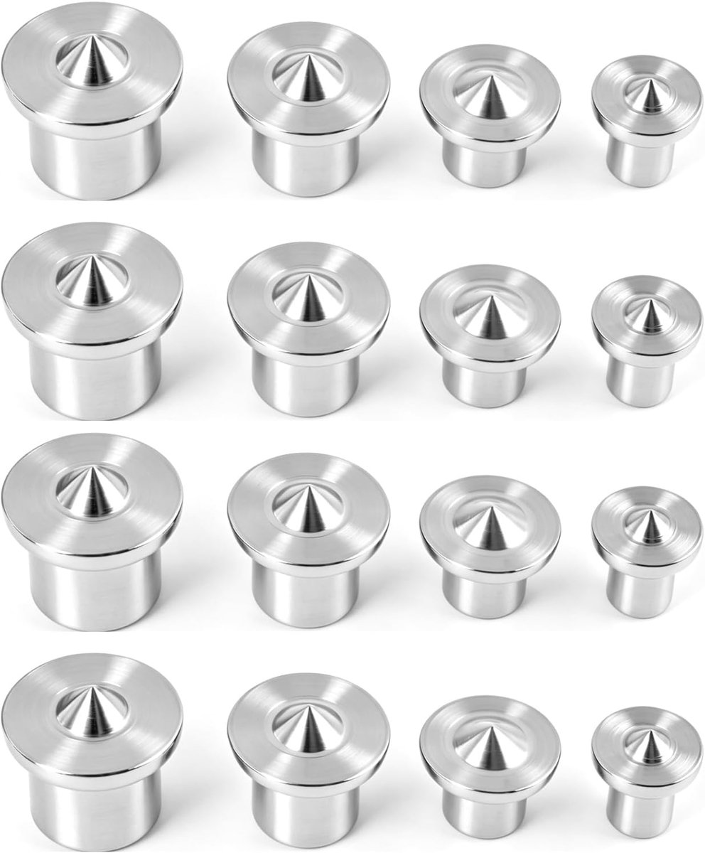 centreurpluggen set 16 stuks - 6/8/10/12 mm - houtmontage - precisie voor timmerwerk - ShopVlot