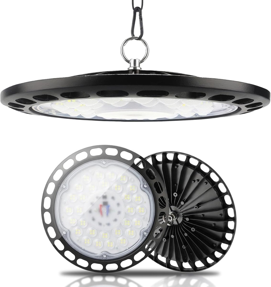 LED Workshop Lamp 100W - 12800 Lumen - 6000 K - IP66 Waterproof - Ideaal voor Garages - ShopVlot