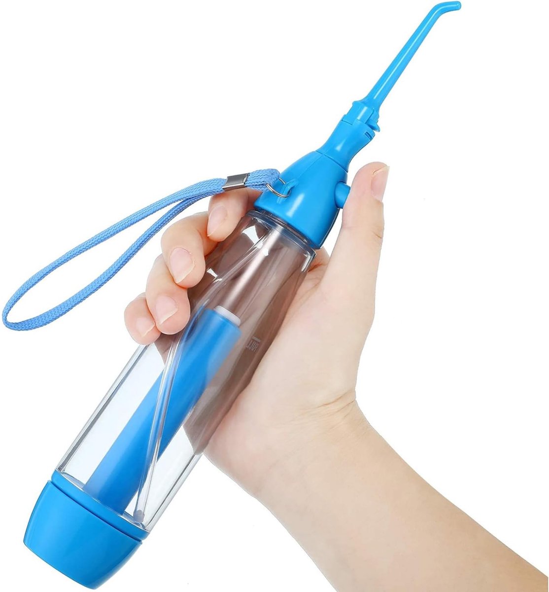 Draagbare monddouche - draadloos reisformaat - verstelbare druk - voor optimale mondhygiëne - ShopVlot