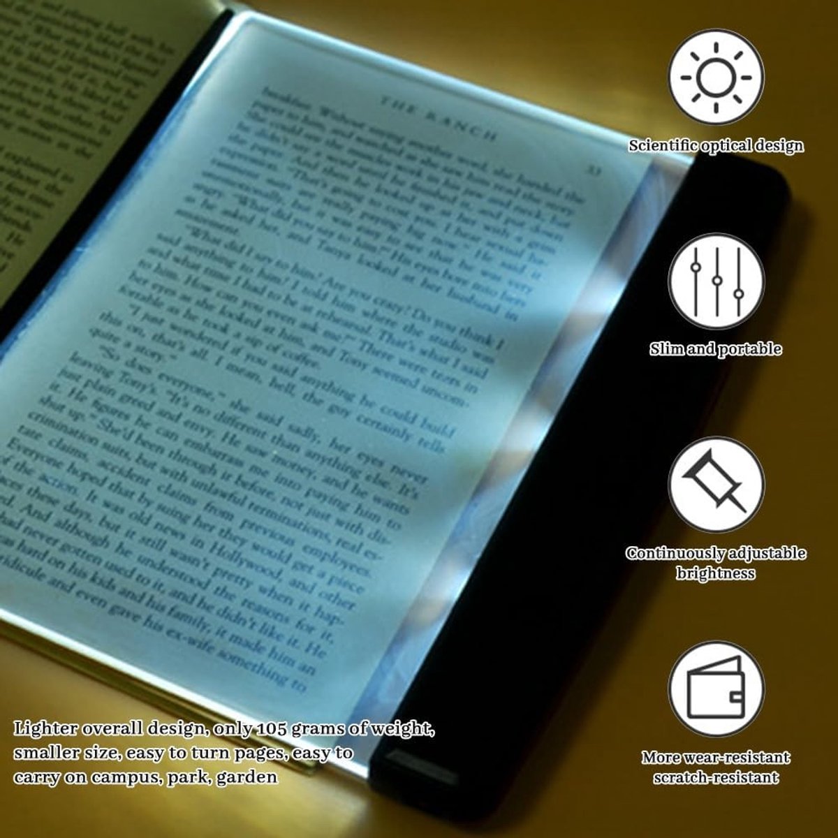 LED Boekenlegger met Verlichting - Ideaal voor Nachtlezen, Bed, Auto en Reis, Draagbare Leeshulp