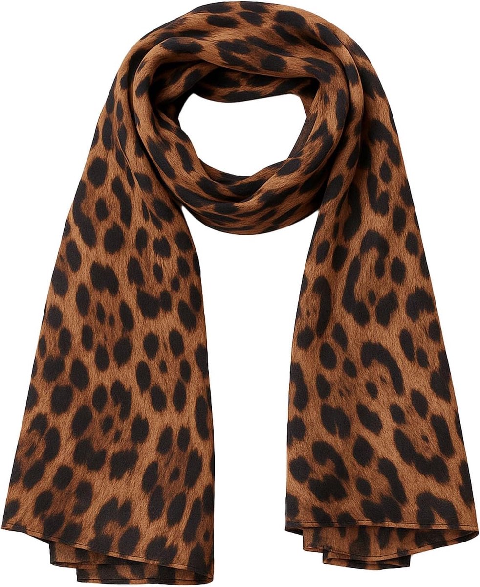 Elegant leopard scarf - stylish leopard scarf for women, soft scarf for women with leopard pattern, fashionable - ShopVlot