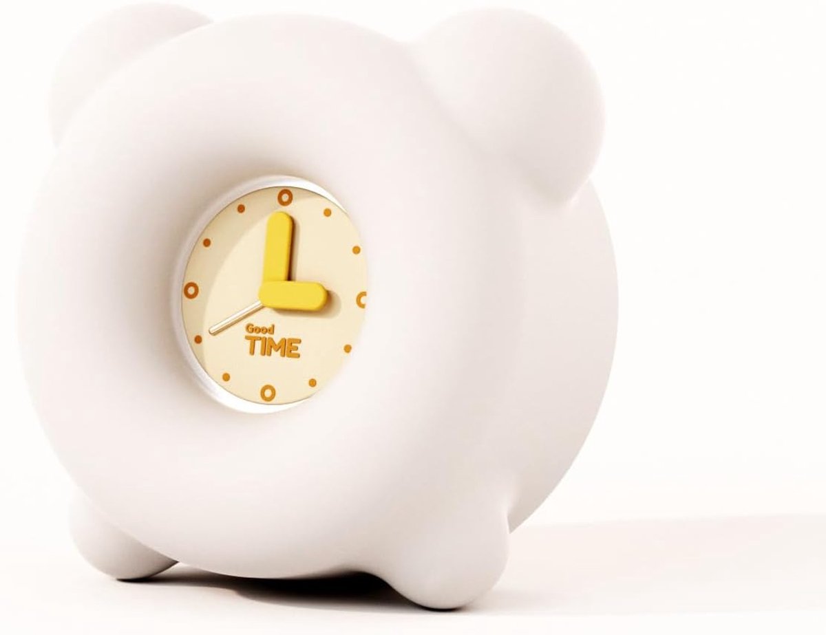 Ziyan Children's Night Light, Silicone Mini Alarm Clock with Timer, Rechargeable LED Night Light, Dimmable, Beautiful - ShopVlot
