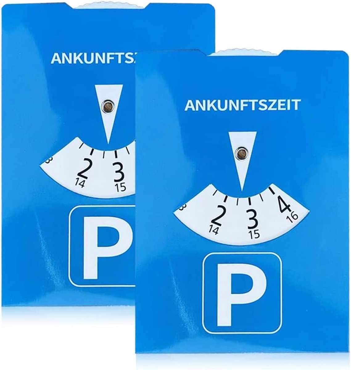 2 Pezzi Disco Orario Disco Di Parcheggio In Carta, By Car, Motorcycle, Motorhome (Blu) - ShopVlot