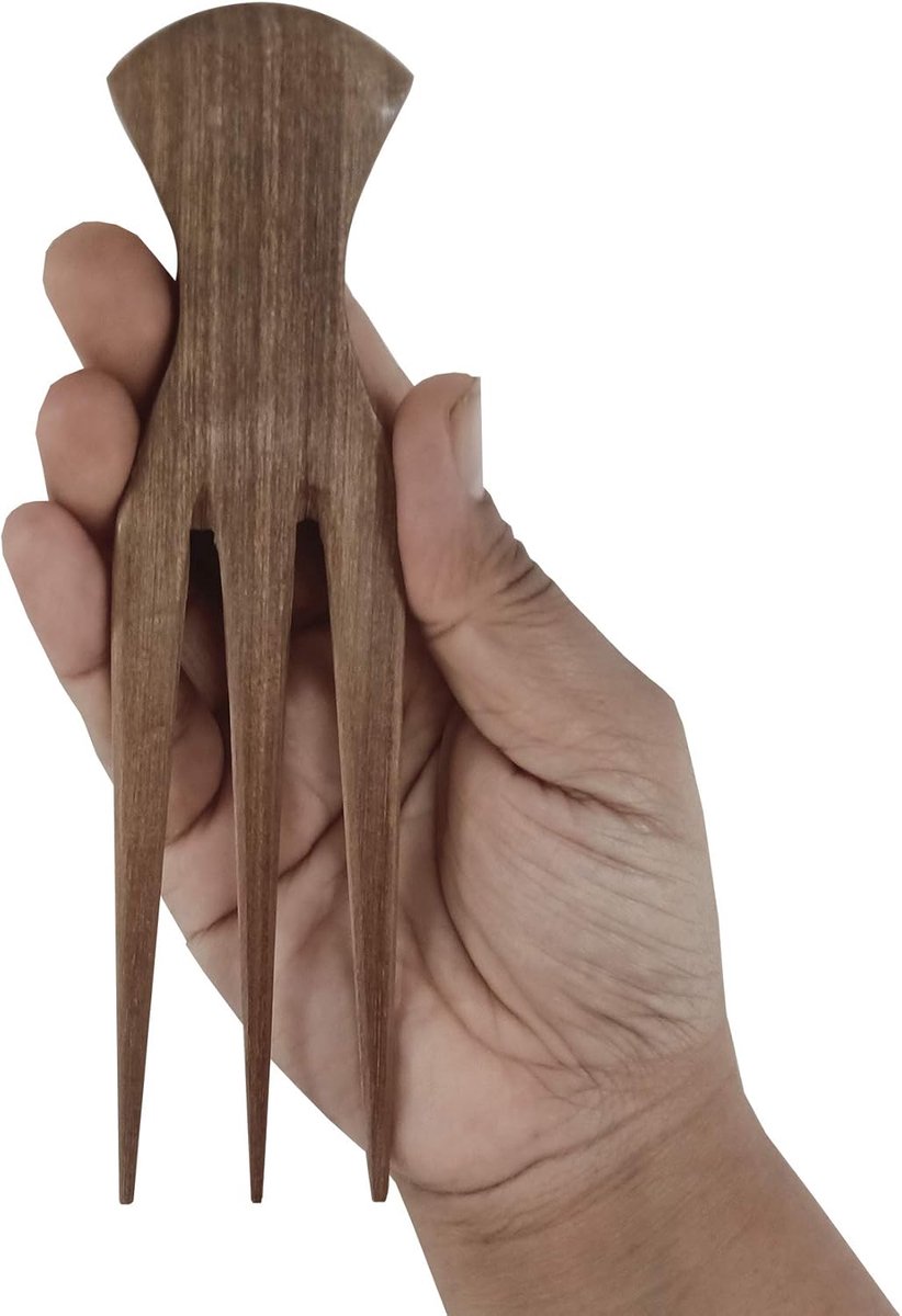 Plai Na Afro Pick Comb for African hair - Wooden separation comb for braids & kornrows - ShopVlot