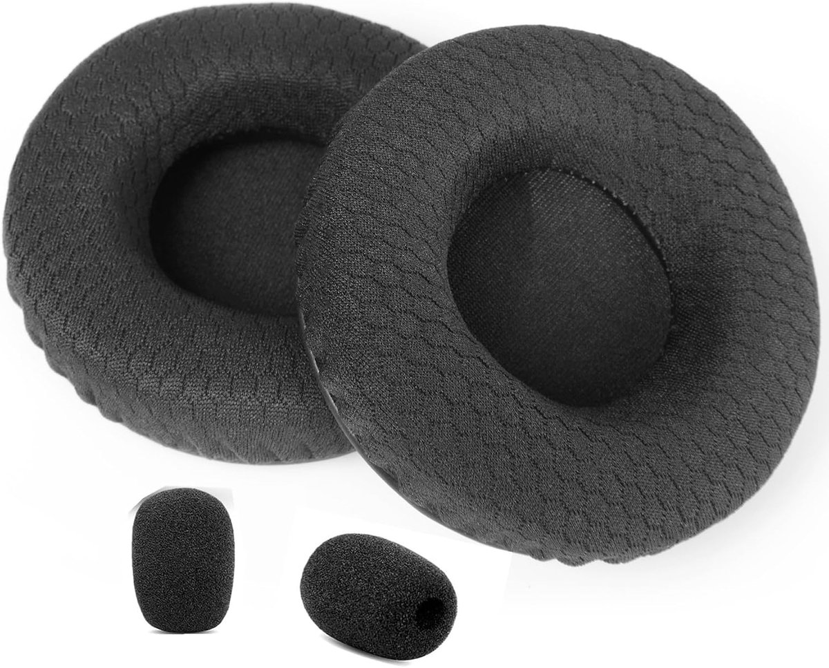 071 USB Oorkussens Mic Foam Vervanging Compatibel met Oorkussens Mpow 071 USB Hoofdtelefoon Upgrade Stof Oorkussens - ShopVlot
