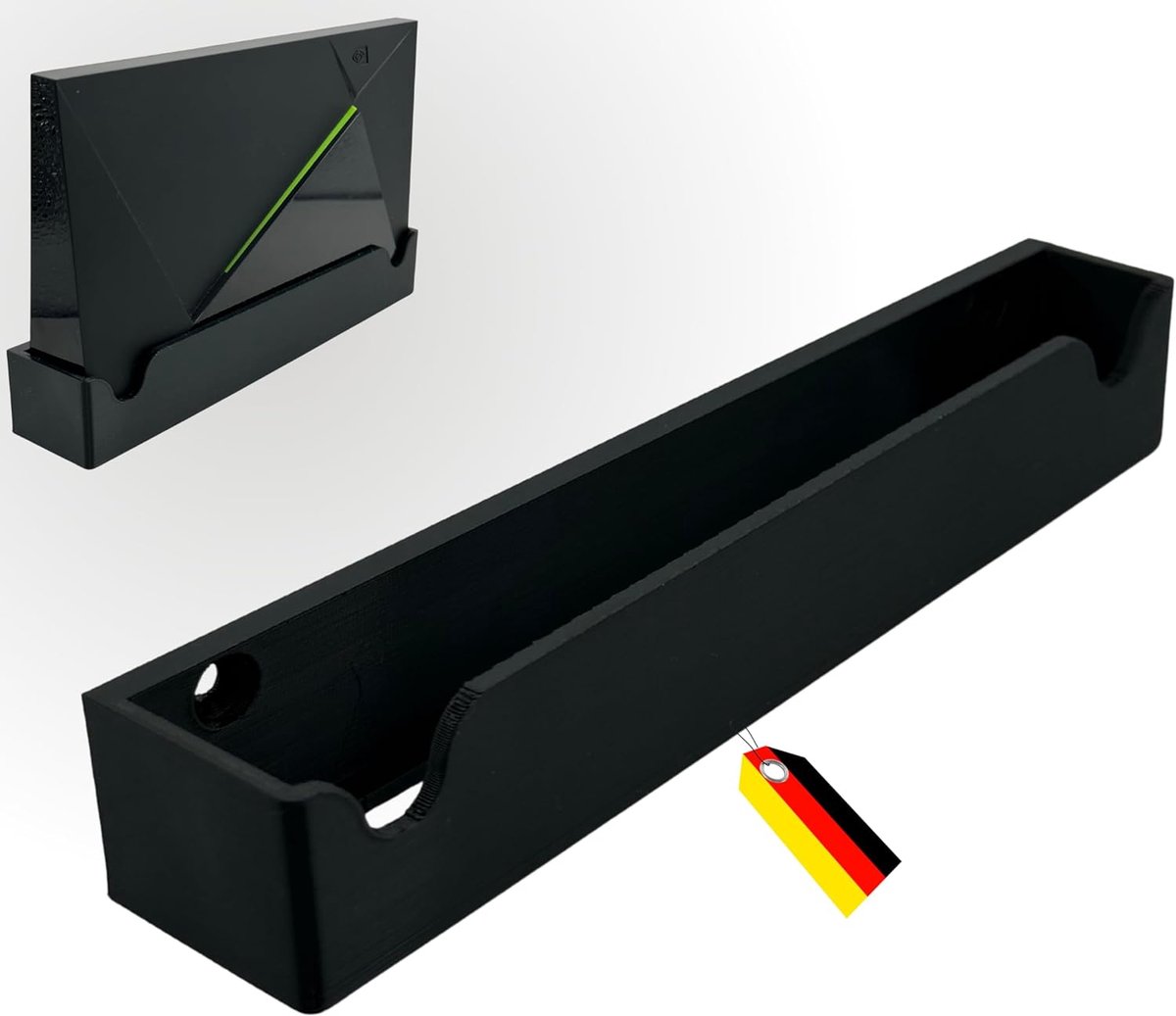 Wall Mount for NVIDIA Shield Android TV Pro, Easy Assembly, Pressfit, Made in Germany, Suitable for Mounting on - ShopVlot