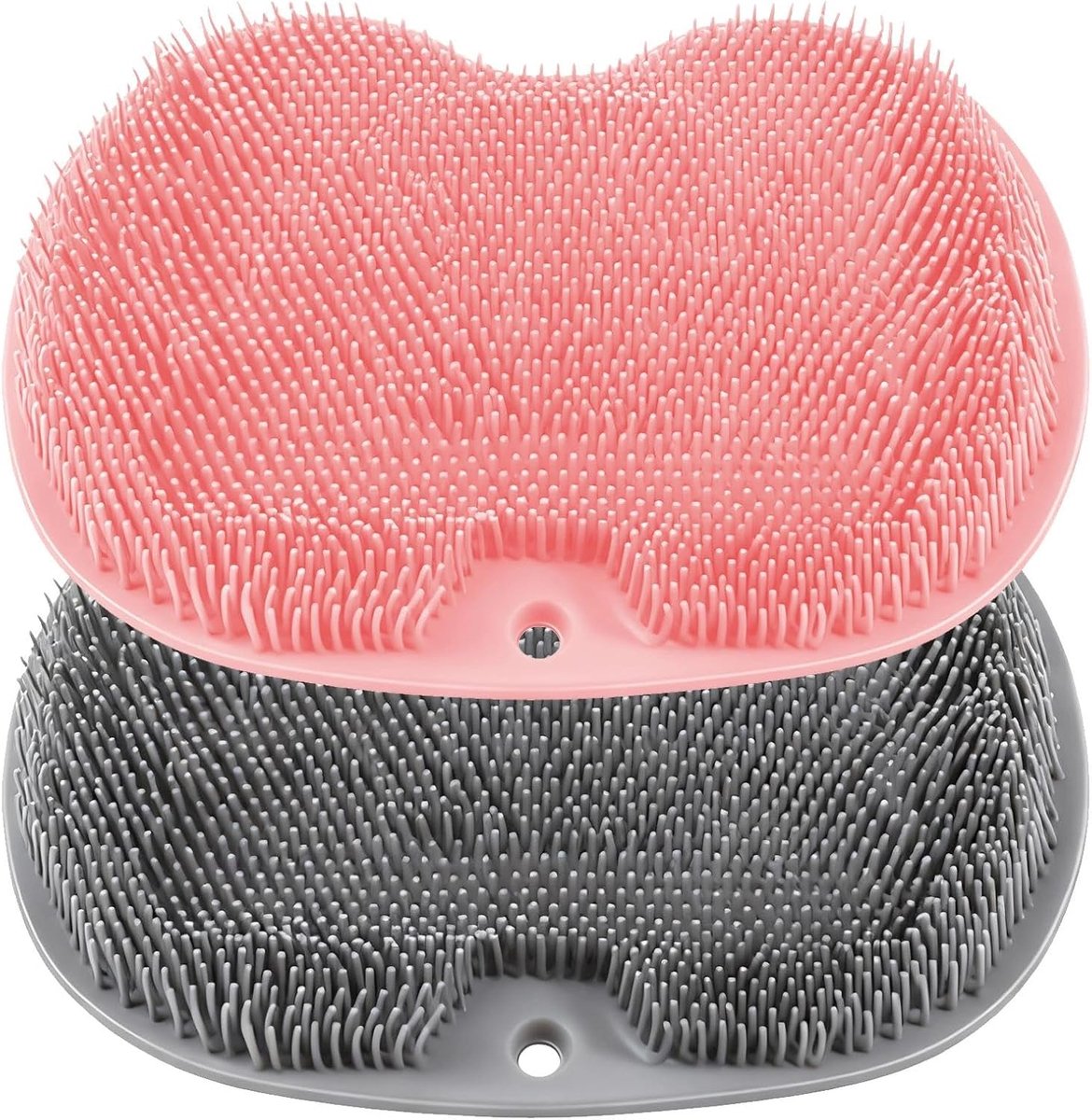 2 stuks voetborstelwasmachine, massageapparaat, douche met zuignap, antislip massagepad, wasser massageapparaat - ShopVlot