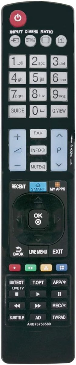 ALLIMITY AKB73756580 Remote Control for LG 49LF6309, 40LF6329, 49LF630V, 55LB630V, 32LF630V, 40LF6309, 42LB630V - ShopVlot