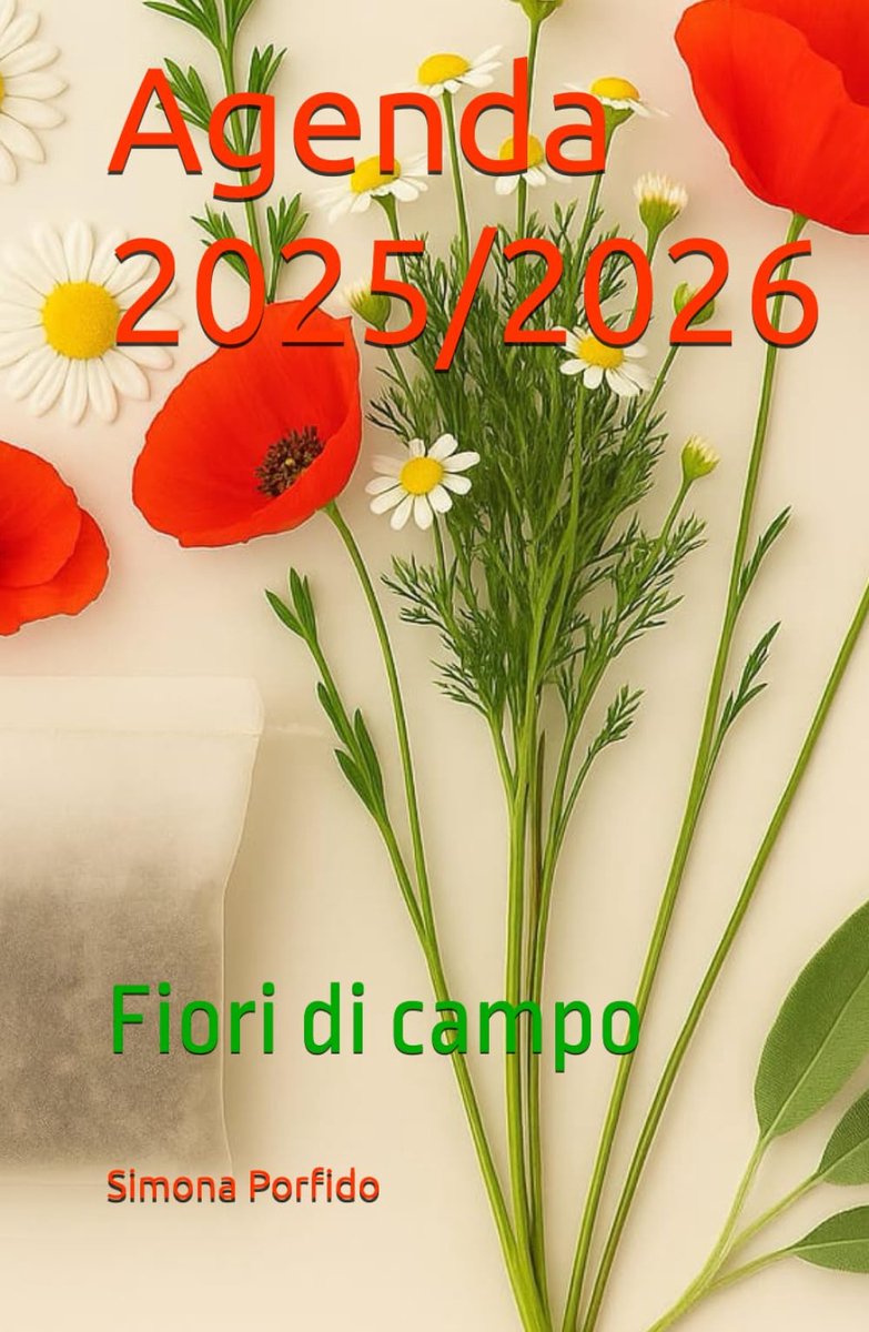 Agenda 2025/2026: Fiori di campo - ShopVlot
