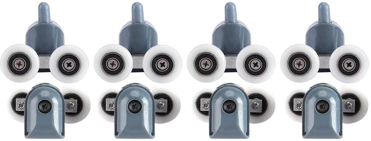 Watris Veiyi 8 pcs shower cabin wheels, shower door rollers, running wheels, sliding door, suitable for glass doors - ShopVlot