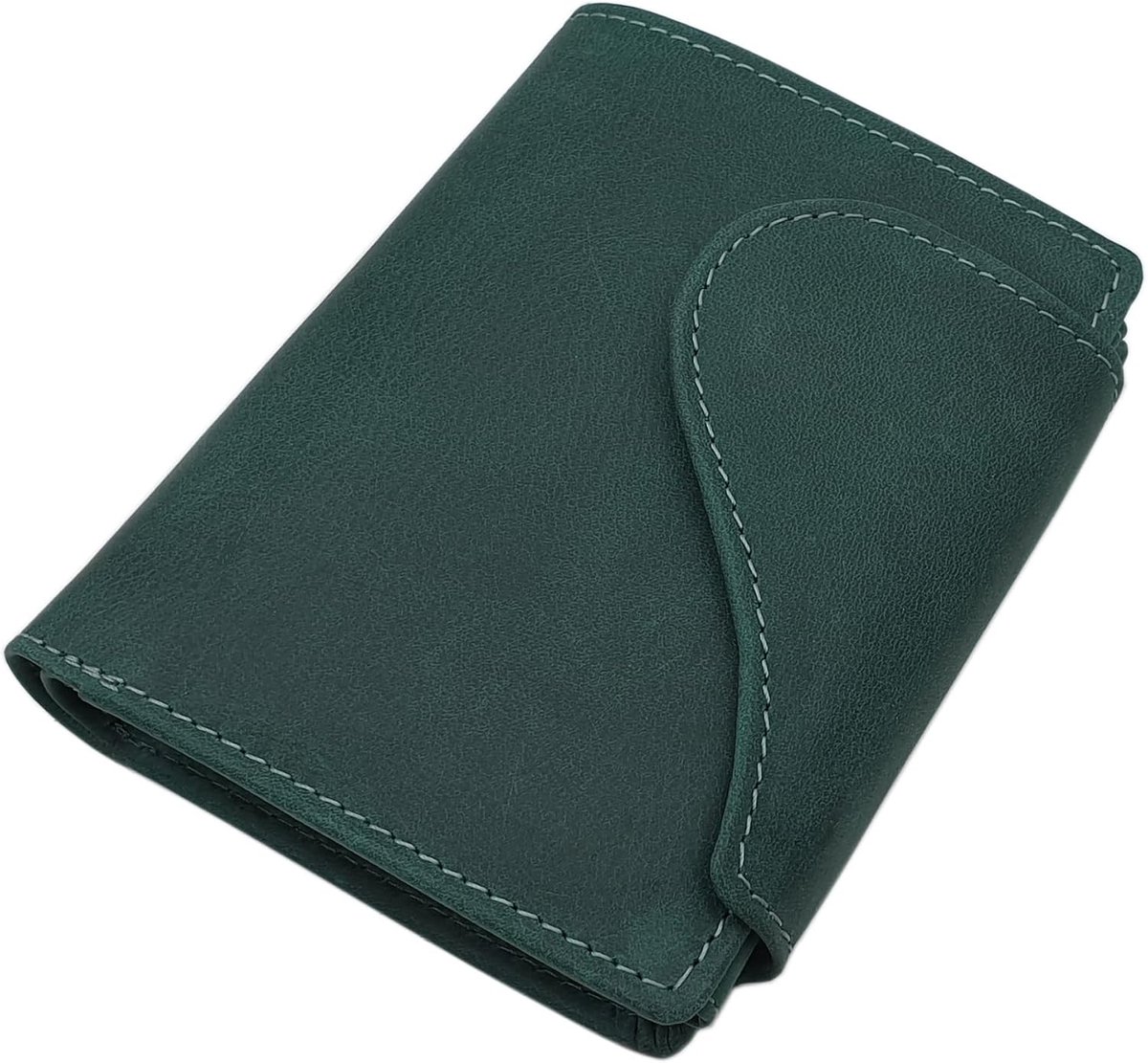 myledershop Full cowhide leather ladies standing size wallet / wallet with outer lock and RFID & NFC protection incl. - ShopVlot