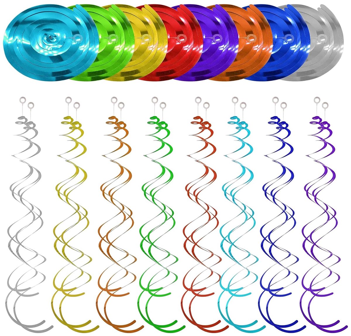 48pcs hanging spirals grlande air hoses - ShopVlot