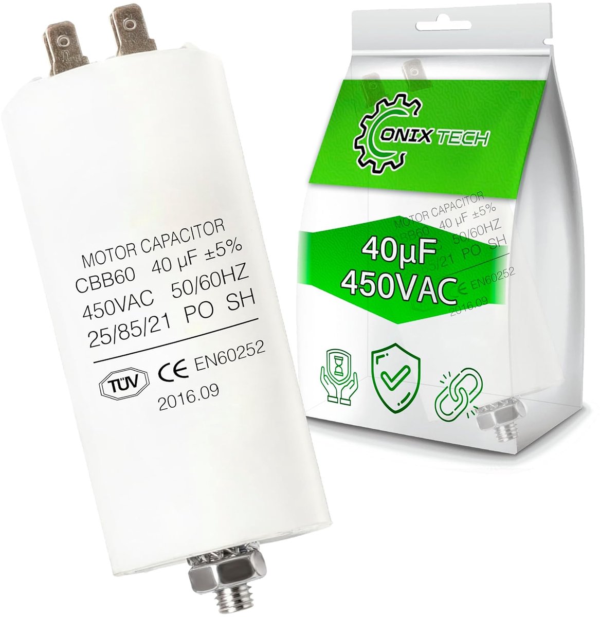 Universal capacitor with capacity 40uF - 5 year warranty ONIX TECH - ShopVlot
