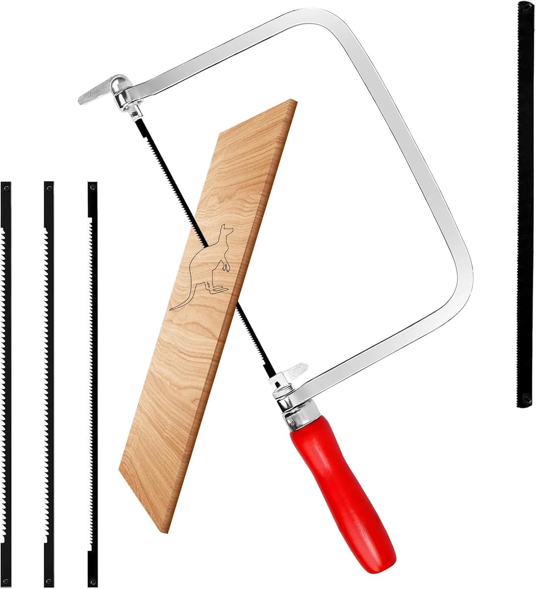 Set of 5 saw blades (14/18/24 teeth) and 1 wood saw, 360 degree rotating saw set for wood products, precise cutting - ShopVlot