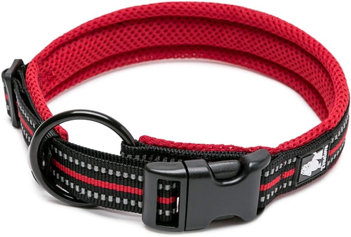 WINHYEPET Dog Collar Reflective Sandwich lining NylonWebbing Comfortable and Safe Adjustable Buckle conveniently used - ShopVlot