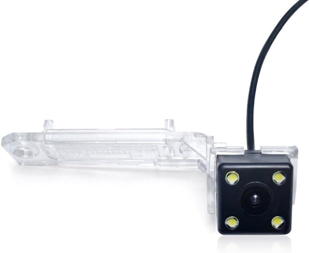 Achteruitrijcamera met 4 led-nachtzicht, IP67 waterdicht, nachtzicht, achteruitrijcamera voor Caddy Passat B5 3B - ShopVlot