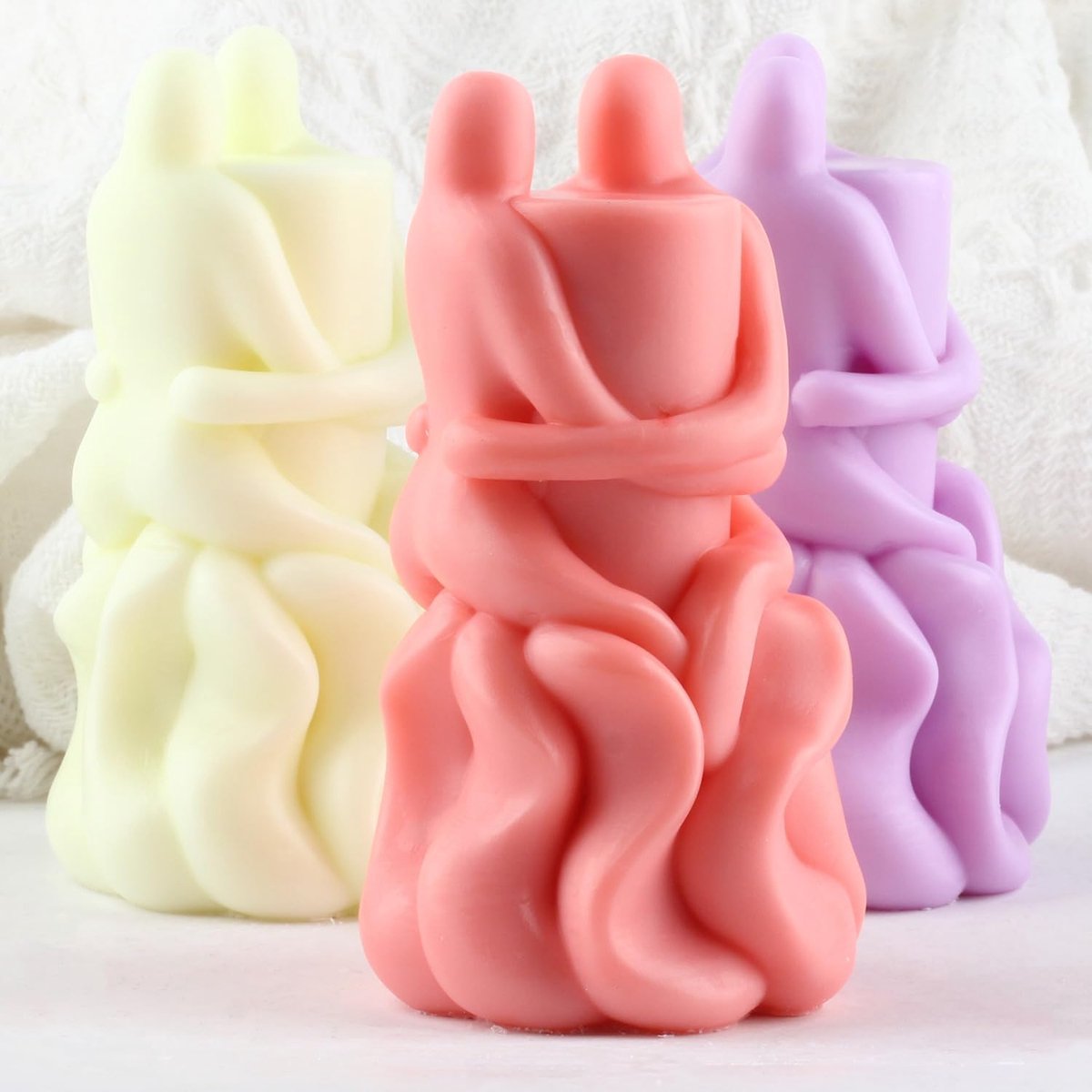 XIAOSHUI Body Candle Shapes Body Cylinder Silicone Candle Shape Body Resin Plaster Shape For Candles Home Decoration - ShopVlot
