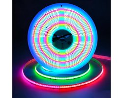 JOYLIT 24V COB LED Strip RGBWIC 10M, WS2811 Addressable RGB + 4000K Natural White With Gradient, Flexible Tape Light - ShopVlot