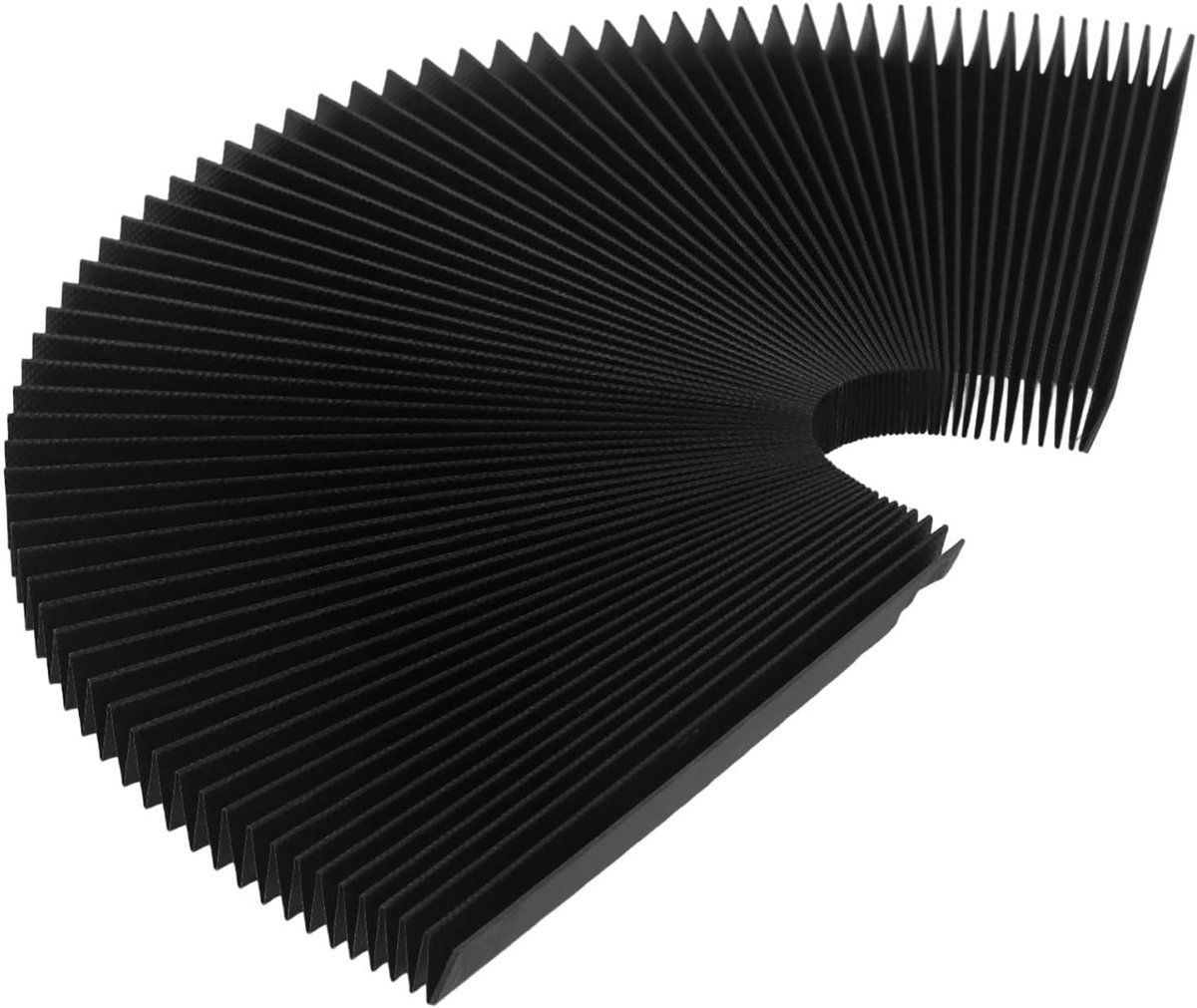 CNC Machine Guard Fabric Cloth Milling Machine Flexible Protective Rubber Accordion Pleated Shield Cover (150mm) - ShopVlot