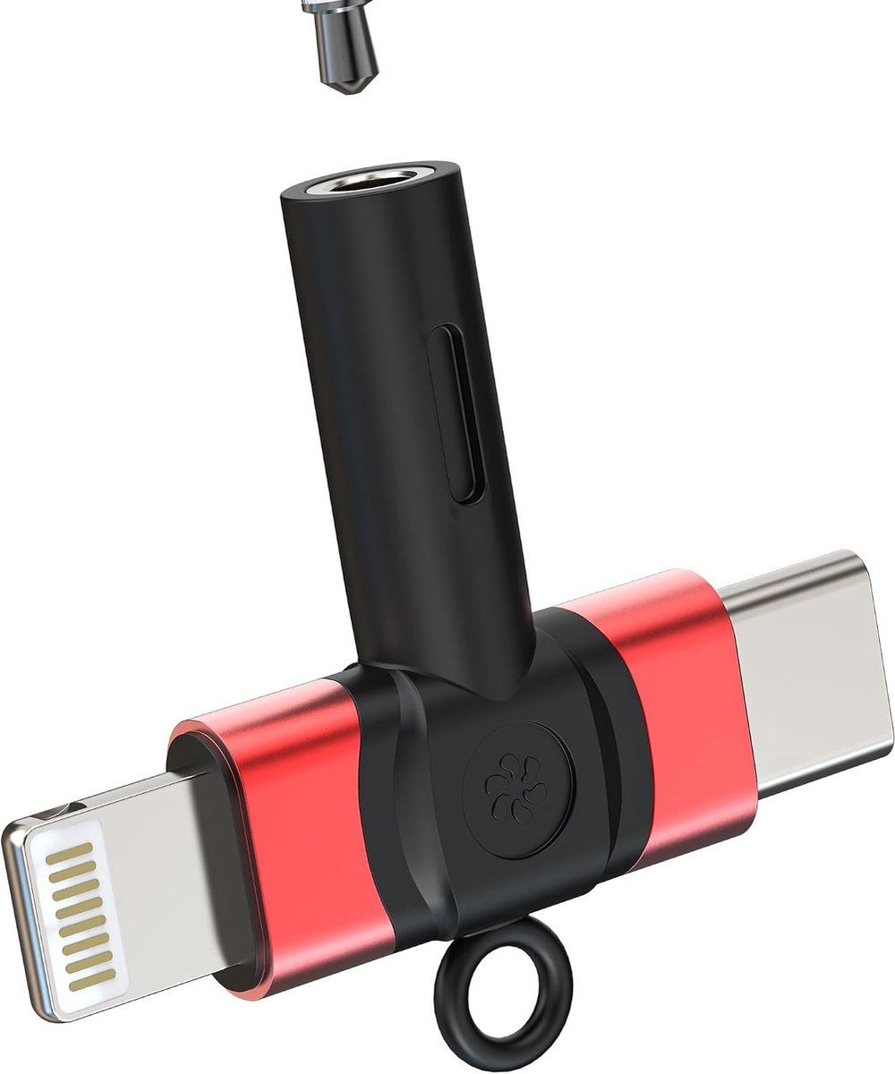 Lightning Aux-adapter USB C hoofdtelefoon naar jack voor iPhone 17 16 15 14 13 Pro Max voor Apple compatibel met - ShopVlot