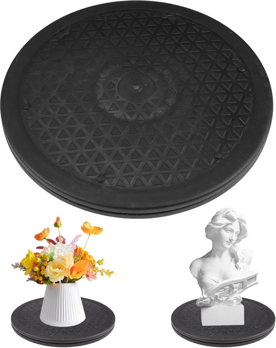 10" Universal Turntable, 360 Degree Turning Platform, Plastic Turntable with Steel Ball Bearings, Multifunctional - ShopVlot