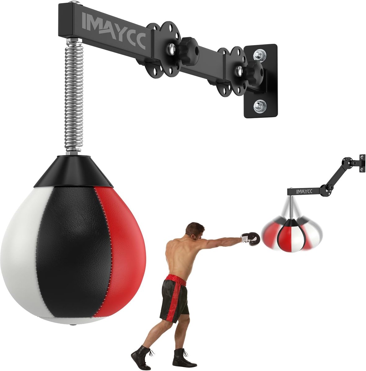 Boxing lamp for speed training, boxing ball with suspension, training device for reflexes - ShopVlot