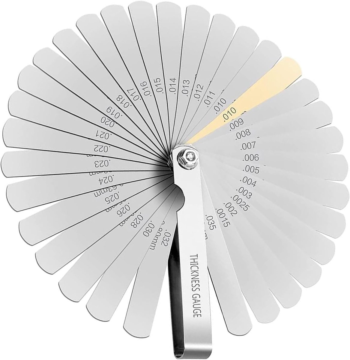 Binghe sensor size 32 blades, stainless steel probe gauge, valve gauge, probe size 32 blades, sensor gauge with slats - ShopVlot