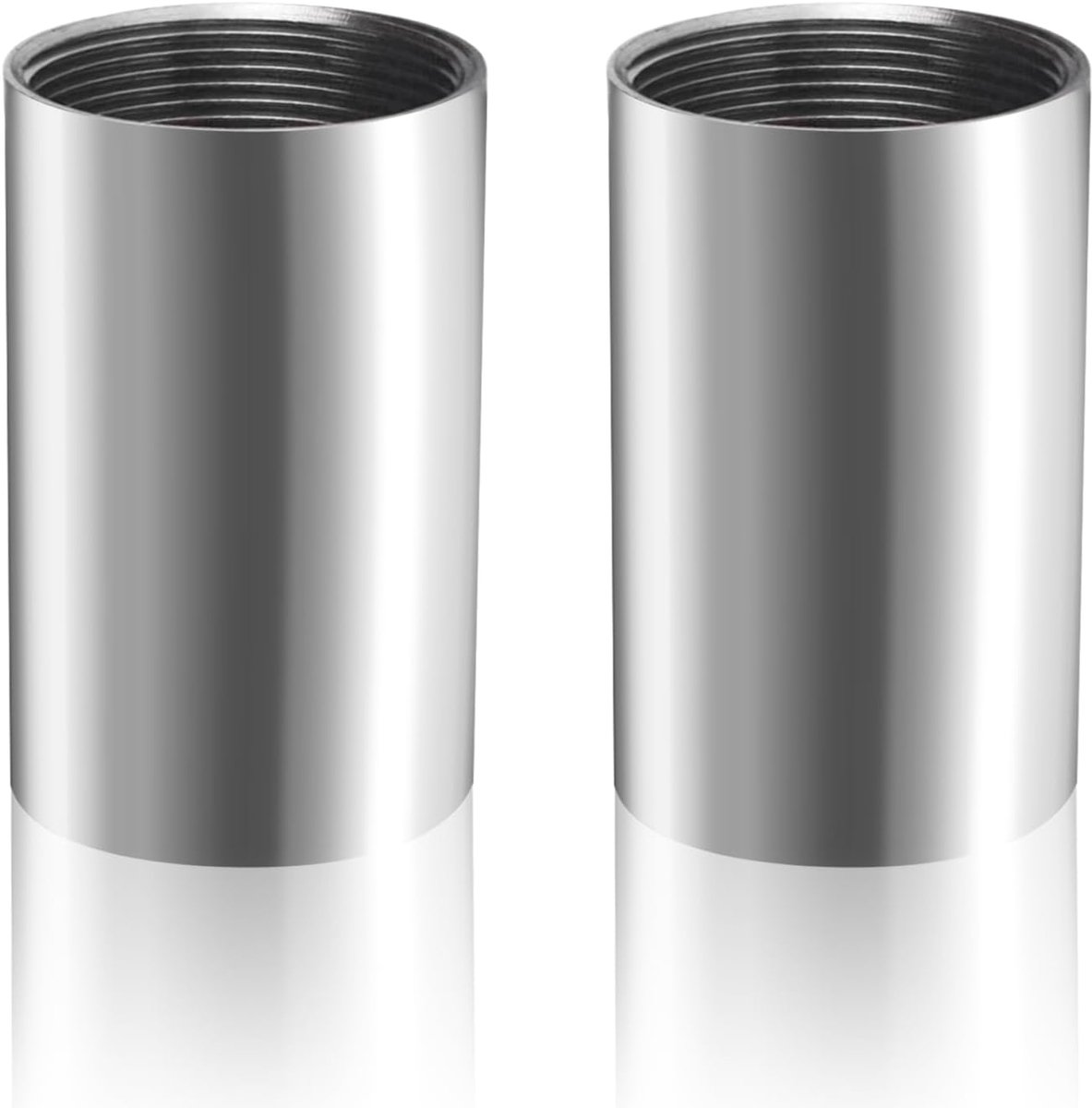 2 Pcs Bushing Pipe Screw Connections, 304 Stainless Steel, 50mm 3/4" IG Stainless Steel Threaded Tubes, Cast Iron Pipe - ShopVlot