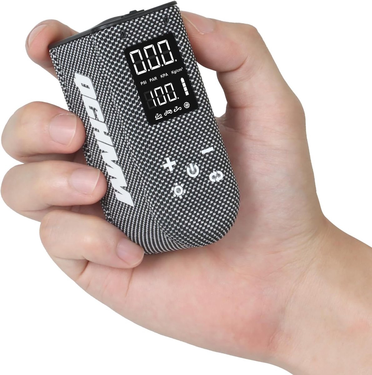 Mini-fietspomp, elektrische fietsluchtpomp, fietspomp voor Presta en Schrader, accu, mini-fietspomp met - ShopVlot