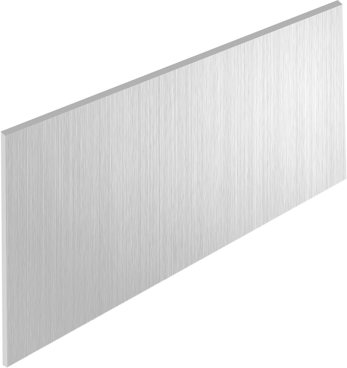 1 stuk 50 x 100 mm aluminiumplaat, 2 mm dunne aluminium plaat, 6061 T651 aluminiumplaat, op maat gesneden met - ShopVlot