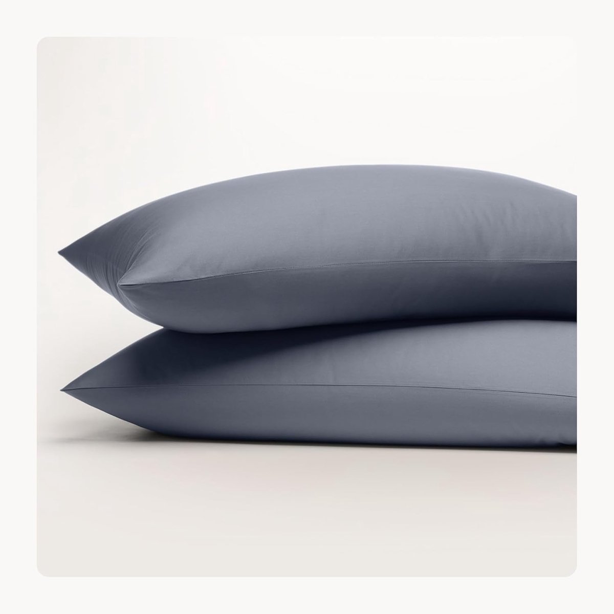 Pillowcase 50 x 50 cm, Blue (Set of 2) 100% Organic Cotton, Oeko-Tex Certified, Soft and Breathable, Pillowcases 50 x - ShopVlot