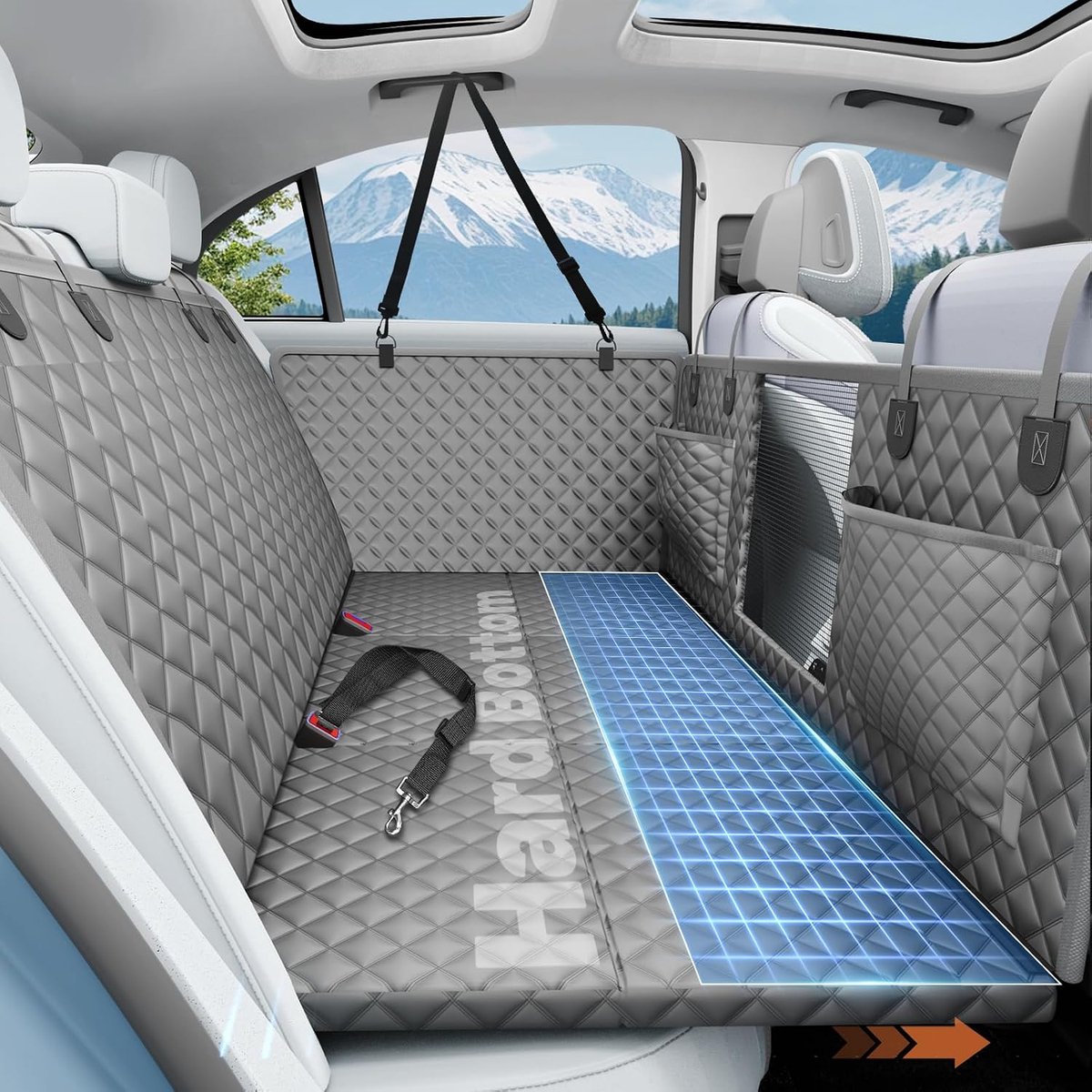 Grey New Dog Seat Cover - ShopVlot