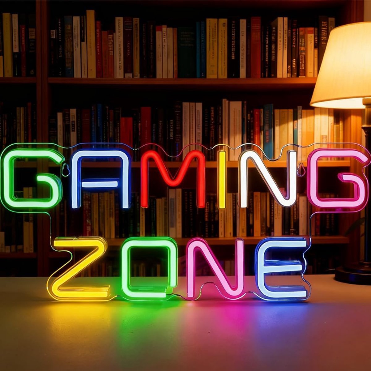 Neon sign game zone - USB powered - kleurrijk ontwerp - unieke wanddecoratie - ShopVlot