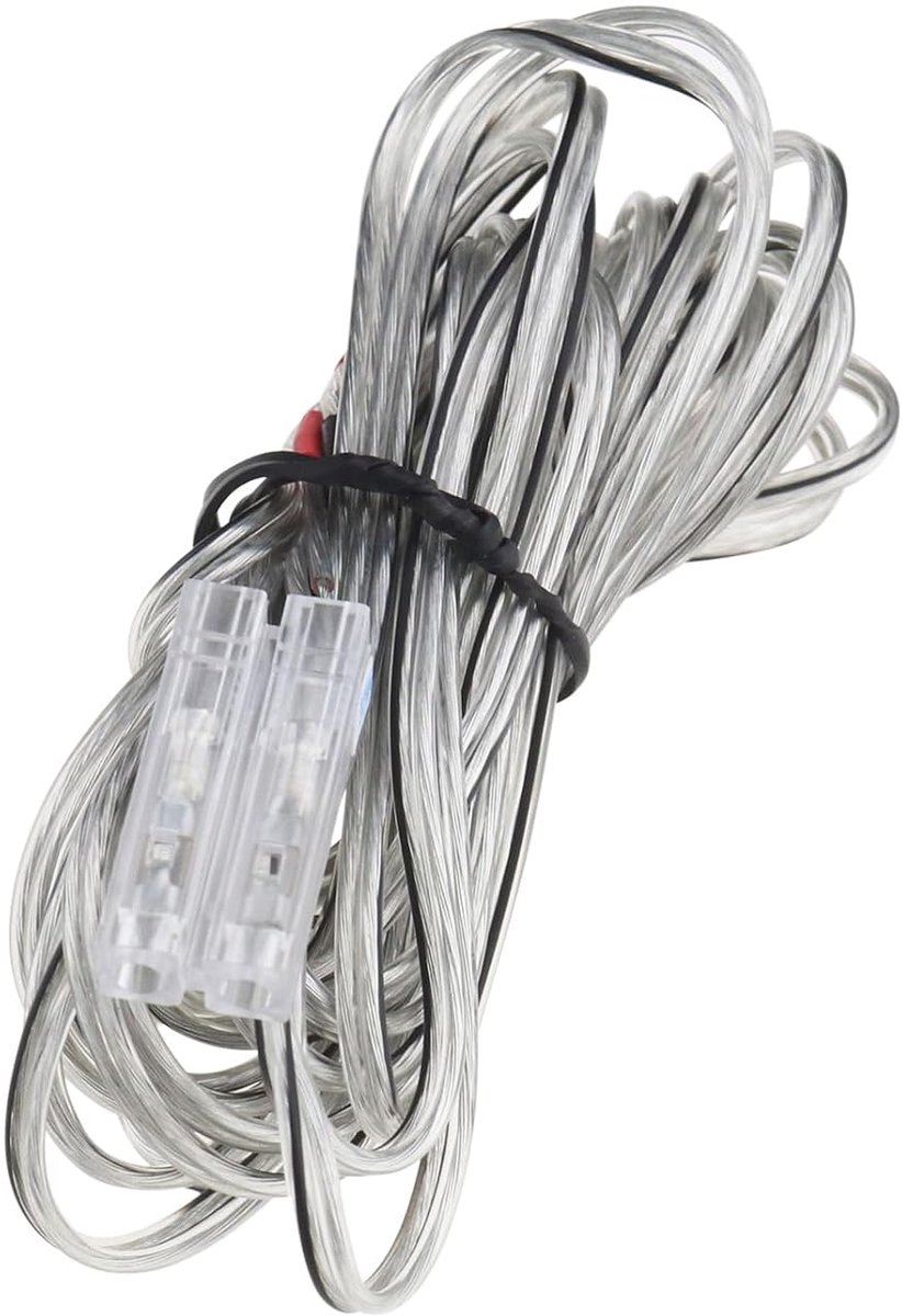 Luidsprekerkabel 4m - plastic en metaal - robuuste constructie - flexibele plaatsing - ShopVlot
