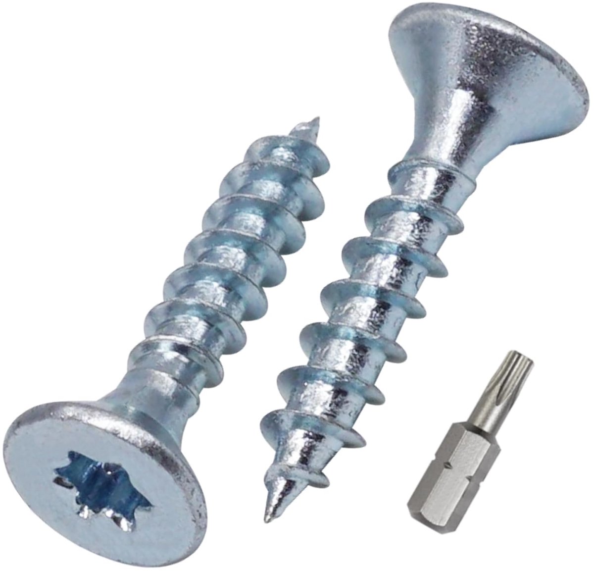 Schroeven 5 x 25 mm - Gegalvaniseerd Staal - Torx Kop - Geschikt voor Houtconstructies - ShopVlot