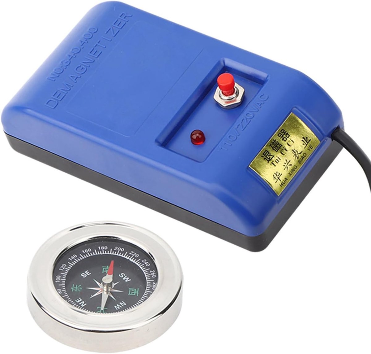 Horloge demagnetiseur - Elektrisch - Inclusief kompasfunctie - Voor nauwkeurige horlogereparatie - ShopVlot