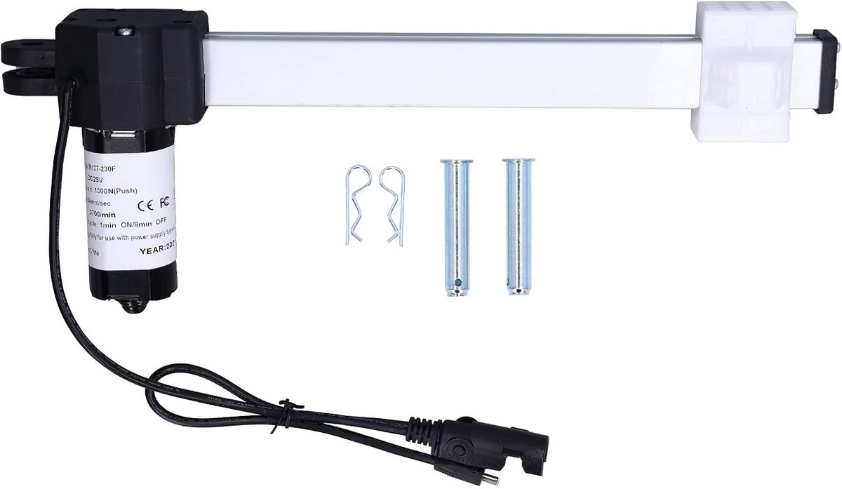 Lineaire actuator 29 V 230 mm - Elektrische motor - 1000 N belasting - Ideaal voor verstelbare meubels - ShopVlot