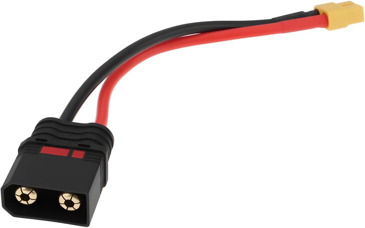 Adapter XT-60 Female naar QS8 Male - 12AWG Silicoon Draad - 15cm Lengte - Ideaal voor RC Voertuigen - ShopVlot