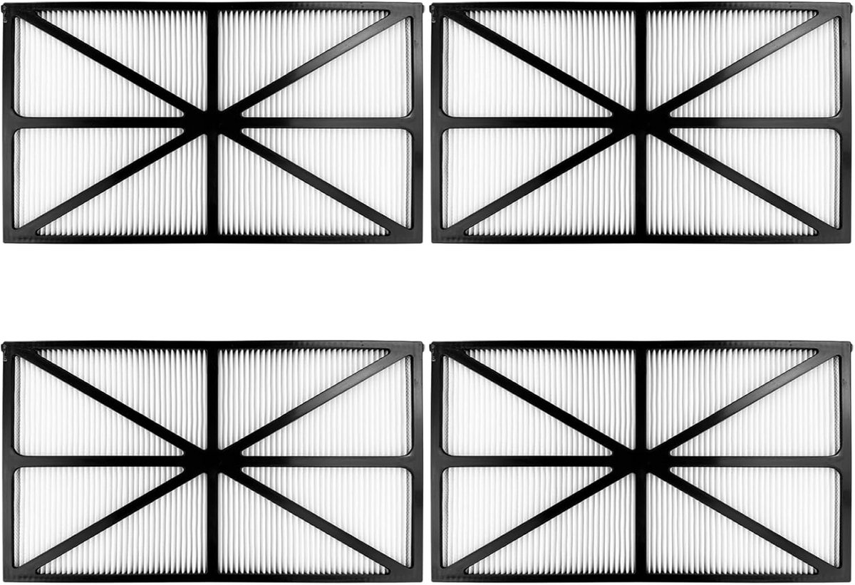 Filterpatronen voor zwembad - 4 stuks ultra-fijn - wasbare vervangingsfilters - effectieve vuilverwijdering - ShopVlot