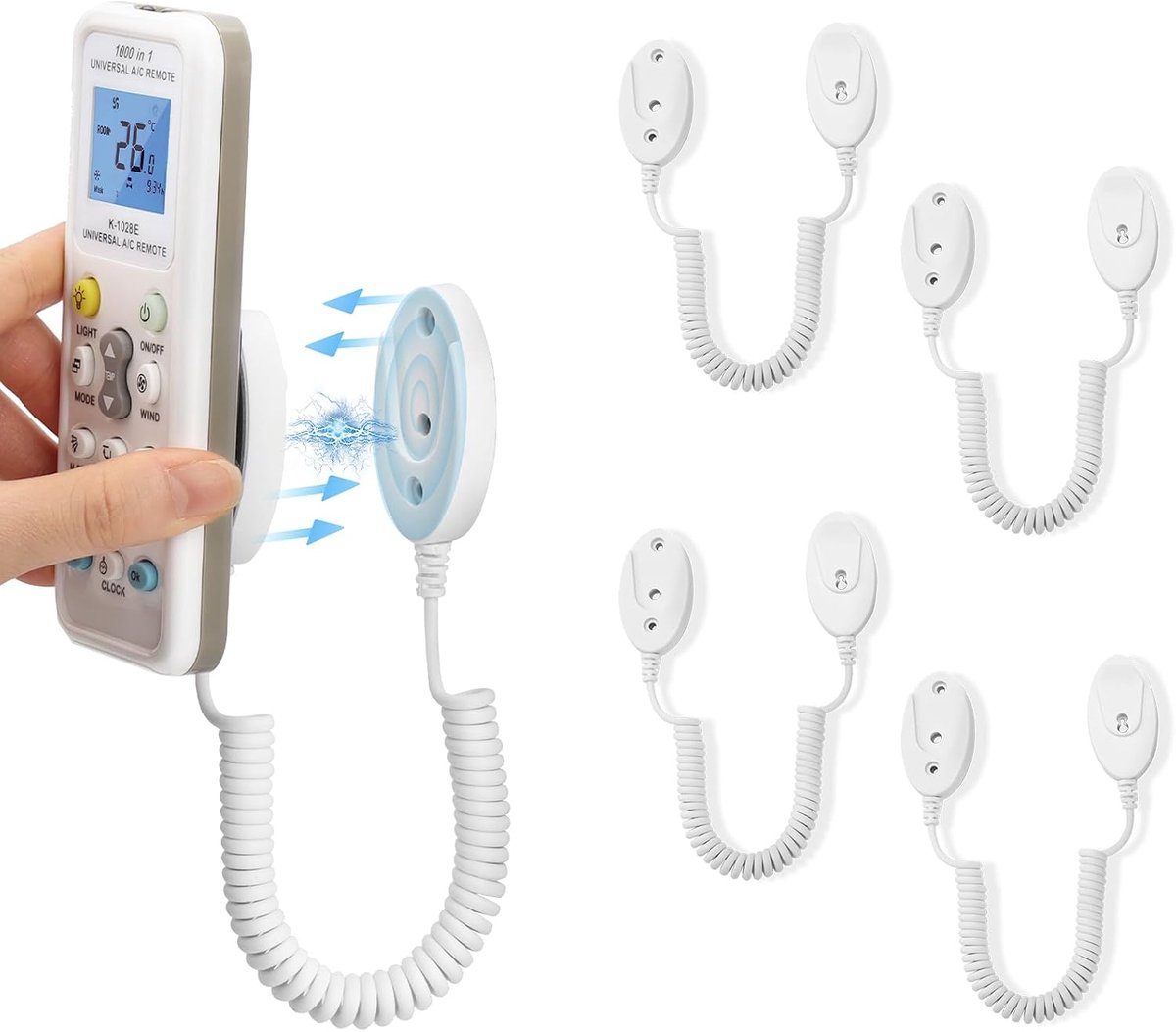 Magnetische afstandsbedieningenhouder - 43 inch - zelfklevend - anti-verlies ontwerp voor optimale veiligheid - ShopVlot